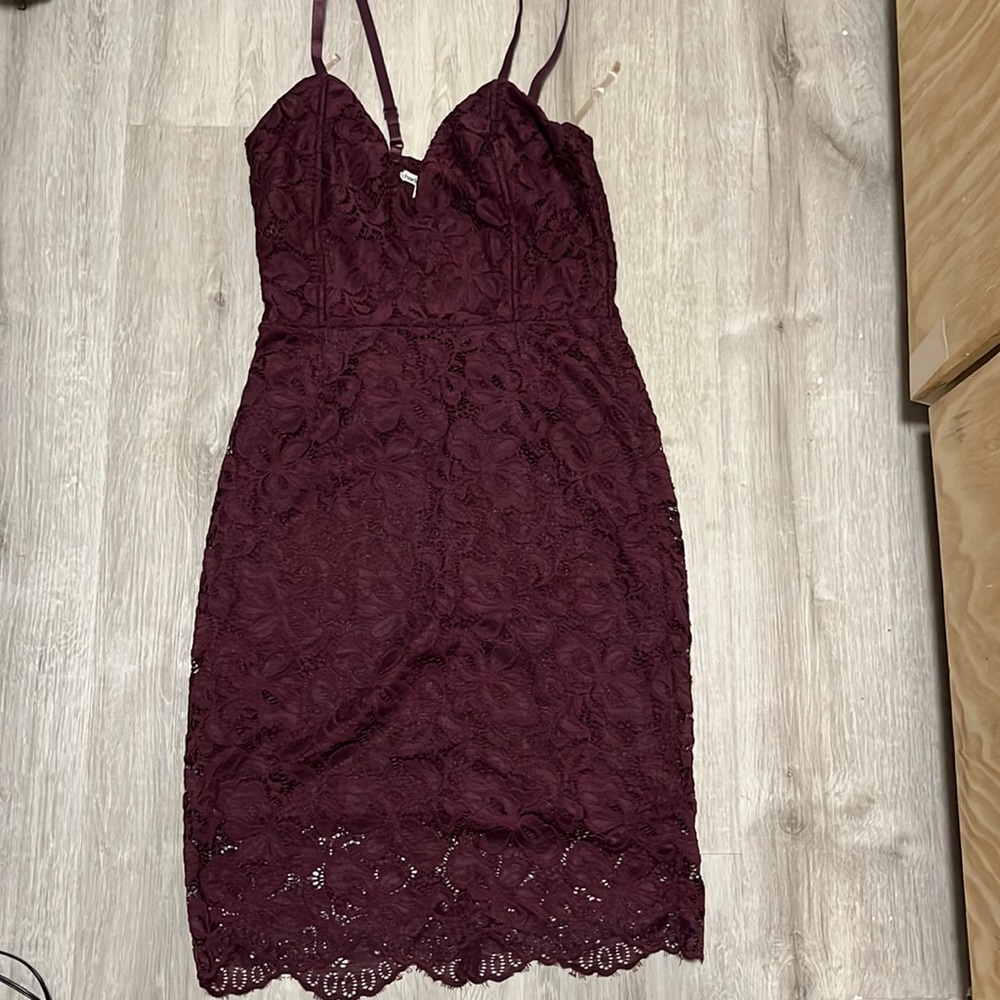 Purple formal dress